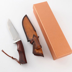 Couteau Bowie en acier inoxydable, couteau classique pour la chasse, le camping et les activités de plein air, avec construction en acier inoxydable et manche ergonomique - Product Image 3
