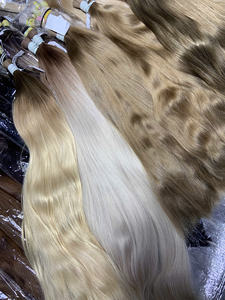 Gran cantidad de productos de lujo Ombre #2/60ASH a granel Raw Vietnamita Extensión de cabello Fábrica al por mayor 60cm - Product Image 5