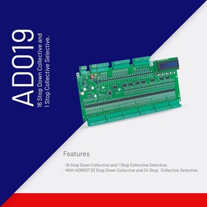 บอร์ดควบคุมการขยาย PLC สำหรับลิฟต์ ADCO AD019 ระบบควบคุมแบบรวม 16 จุดหยุด และระบบควบคุมแบบเลือกจุดหยุด 1 จุด - Product Image 1