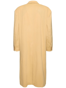 เสื้อโค้ทขนสัตว์ผู้ชายแบบยาว รุ่นใหม่ สำหรับฤดูใบไม้ร่วงและฤดูหนาว สีพื้น ทนความหนาวเย็น คอปกพับได้ ติดกระดุม สไตล์ลำลอง - Product Image 2