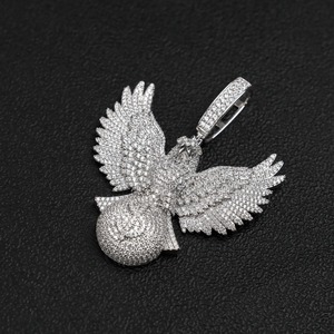 Pendentif Hip Hop en Moissanite Diamant Haute Demande, Bijou Tendance pour Hommes et Femmes, Accessoire de Mode Streetwear pour Fêtes, En Vente - Product Image 5