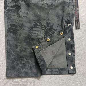 Pantalon cargo droit multi-poches pour homme, imprimé numérique intégral, coupe ample et large, style streetwear, collection premium, offre spéciale - Product Image 5