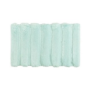 Tapis de bain en chenille de coton antidérapant de luxe, doux, écologique, motif floral, design moderne, absorbant, pour salle de bain - Product Image 4