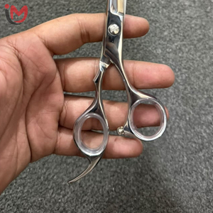 Ciseaux de coiffure professionnels pour salon, en acier inoxydable à haute teneur en carbone, lame tranchante, pour droitiers, manche court, IMANS - Product Image 3