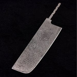 Cuchillo de Chef Jexmoo Personalizado Hecho a Mano con Hoja en Blanco, Cuchilla de Acero de Damasco de 4-5.9 Pulgadas, Funda de Cuero - Hecho en Pakistán - Product Image 4