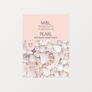 Mascarilla facial coreana de lámina de oro Embiel Pearl Intensive Mask Sheet, 10 unidades - Product Image 2