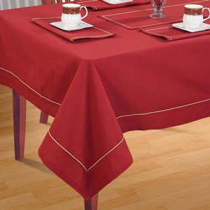 Exporter Quality Customized Outdoor Picnic Table Cloth Embroidered <b>Tablecloth</b> with Private Logo - Product Image 3