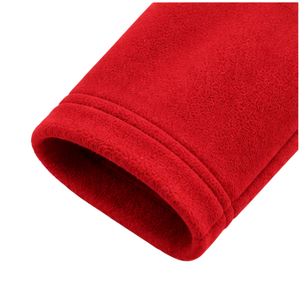 Half Zip <b>Micro</b> <b>Fleeces</b> Red Pullover Soft <b>Fleece</b> Sweatshirt Long Sleeve Stand Collar Custom Embroidered Logos Wholesale <b>Mens</b> Wear - Product Image 4
