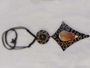 Fabriqué à la main Style religieux résine et corne pendentif collier bijoux de mode pour cadeaux en gros prix usine modèle Animal modèle - Product Image 5