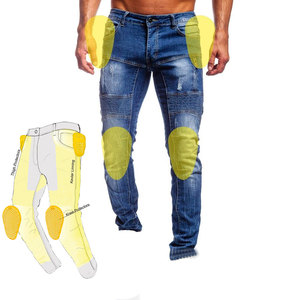Jeans de Mezclilla Lavados a la Piedra para Hombre DAIZEN STAR, Transpirables, Corte Ajustado, para Todas las Temporadas - Product Image 1