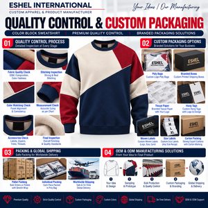 Fabricant et fournisseur en gros de sweats à capuche color-block pour les marques de vêtements personnalisées, production OEM ODM en grande quantité - Product Image 5