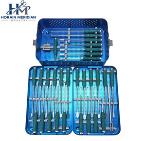 ชุดเครื่องมือผ่าตัดกระดูกสันหลังคุณภาพสูง ได้รับการรับรองมาตรฐาน CE ISO13485 พร้อมคู่มือการใช้งาน สำหรับการผ่าตัดกระดูกและข้อ การถอดตะปู และการรักษากระดูกสันหลังที่แตกหัก - Product Image 3