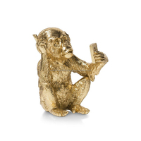 Statue de singe moderne en métal de qualité supérieure, écologique et élégante, pour la maison, le bureau, l'hôtel, la table, design artistique sculpté, prix raisonnable