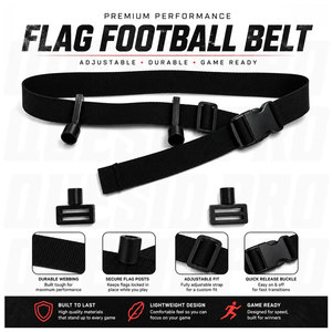 Banderas y Cinturones Personalizados para Flag Football, Equipos, Programas Juveniles, Ligas de Adultos, Escuelas, Clubes, Equipos de Viaje, Torneos, Fútbol 5v5 7v7 - Product Image 2