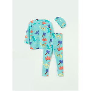 Traje de Baño Coreano OZKIZ para Niños de 2 a 6 Años, Diseño de Dinosaurio de Dibujos Animados, Venta al Por Mayor - Product Image 1