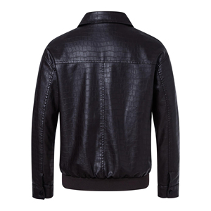 Blouson d'hiver en cuir de vachette personnalisé pour homme, coupe bomber, avec logo frontal, imperméable, coupe-vent, séchage rapide, haute qualité, très demandé - Product Image 2