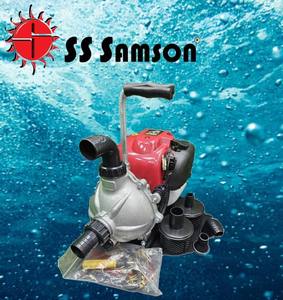 Bomba de Agua a Gasolina SS SAMSON de 1 Pulgada, Motor de 4 Tiempos y 35CC, Bomba de Agua Portátil - Product Image 5