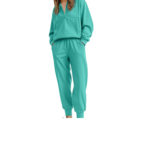 Casual Solid Color With Logo Women Elegant tracksuit Sporty Street Style Lady's Fashion Button Up Turn Down Collar - Product Image 3