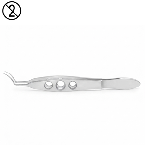 Pinzas de Capsulorrhexis Desechables de un Solo Uso, Instrumento Quirúrgico Oftálmico, Pinzas Micro de Precisión de Acero Inoxidable - Product Image 1