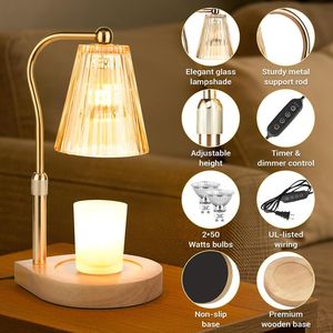 Lampada Scaldacera Regolabile in Altezza con Timer e Dimmer, Decorazione Accogliente per la Casa, Regalo per Mamma e Donne, Scaldacera per Nuova Casa - Product Image 4