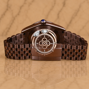 Reloj de Pulsera de Lujo con Moissanita para Hombre, con Incrustaciones de Piedras, de Acero Inoxidable, con Diamantes - Product Image 4