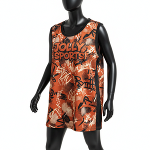 Camiseta de Baloncesto para Mujer, Transpirable, de Malla de Poliéster GSM, con Estampado por Sublimación Negro, Paneles con Logotipo Personalizado - Product Image 1