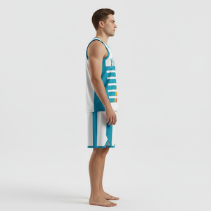 Uniformes de basket-ball sur mesure, prix compétitif, bonne qualité, séchage rapide, 100% polyester, en vente - Product Image 3