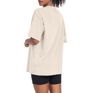 Camisetas Extra Grandes para Mujer, con Logotipo Personalizado, Hombros Caídos, Corte Holgado, Camisetas de Alta Calidad para Mujer - Product Image 5