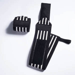 สายรัดข้อมือ 18 นิ้ว ใหม่ สำหรับฟิตเนส ยิม ยกน้ำหนัก เพาะกาย สายรัดข้อมือหลากสี สายรัดข้อมือเดดลิฟท์ - Product Image 2