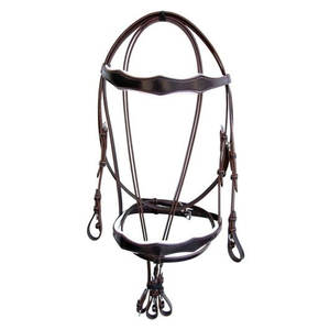 Bridons en cuir personnalisables de haute qualité avec surpiqûres élégantes pour l'équitation professionnelle et la course de chevaux - HASHIR INTERNATIONAL - Product Image 1