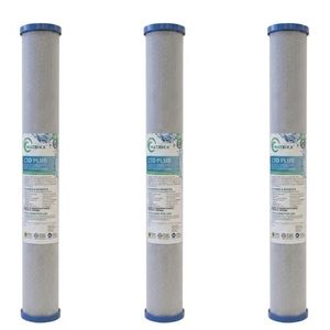 Cartouche d'eau certifiée WQA sous évier, filtre à bloc de carbone 1 micron, goût pur garanti - Product Image 1