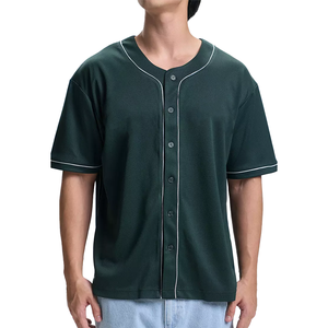 Nueva Camiseta de Béisbol Ligera y Duradera, Transpirable, de Manga Corta, con Botones Delanteros, Talla Grande, Precio Económico, Ropa Deportiva - Product Image 2