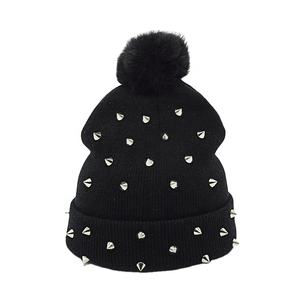 Hot Sale Fashion Rhinestone Knit Beanie for Women Shiny Crystal <b>Winter</b> Hat 0Warm Bling Beanie <b>Cap</b> Wholesale OEM Supplier Low Moq - Product Image 1