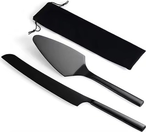 Premium <b>Cake</b> Cutting Set Metal <b>Cake</b> <b>Server</b> and Knife for Wedding Banquet and Celebration Tables - Product Image 6