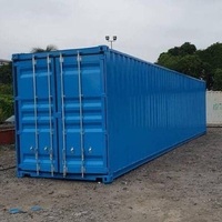 Conteneur maritime sec d'occasion 20 pieds 40 pieds 40HC High Cube en acier, dimensions internes personnalisables pour le stockage