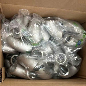 ข้อต่อท่อเหล็กสแตนเลส ASME B169 ASA403 ข้อศอก 90 องศา แบบรัศมีสั้น หัวกลมมาตรฐาน รูปทรงโค้งเชื่อมแบบไร้รอยต่อ - Product Image 4