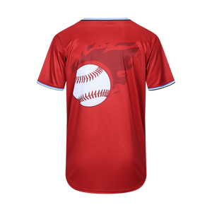 Vente en gros de maillots de baseball par sublimation avec logo personnalisé, vêtements de sport, maillots de baseball bon marché de haute qualité pour hommes à vendre - Product Image 2