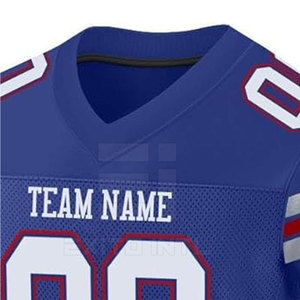 <b>Men</b> Anti-UV Breathable Polyester Football Jersey Custom Team Logo Name Number OEM Digital Print Uniform Short Sleeve Customized - Product Image 4