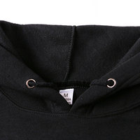 Sweat-shirt à capuche noir pour homme, coupe classique, motif dessin animé, poche, décontracté, doublure en polaire, soie/coton, écologique, respirant, séchage rapide
