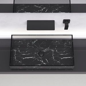 Rubinetto Moderno a Cascata da Parete per Lavabo Bagno, con Doppia Maniglia e Maniglia Singola, Opzione Sensore Disponibile - Product Image 3