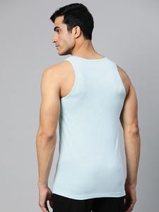 Camiseta sin mangas informal para hombre personalizada al por mayor, chaleco deportivo en blanco para entrenamiento muscular - Product Image 2