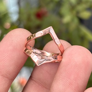 Latest Design Luxury Modern <b>Copper</b> Finger Ring Adjustable Trendy Customize Daily Wearing Handmade Wedding Birthday <b>gift</b> - Product Image 6