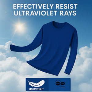 Factory Made High Quality <b>Men's</b> <b>Shirts</b> Athletic Workout Breathable Water Sports Base Layer Tight Fit Long Sleeve Compression - Product Image 5