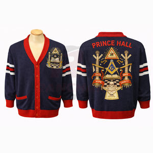 Suéter Masónico para Hombre con Logotipo – Jersey Masónico de Punto Premium, Ropa Casual Cómoda para Invierno, Diseño Personalizado y Marca Privada - Product Image 3