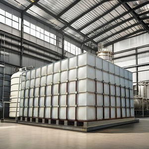 خزان مياه من الألياف الزجاجية المقواة للمباني التجارية بمعايير التصدير وعمر خدمة طويل - Product Image 1