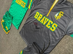 ชุดยูนิฟอร์มฝึกซ้อมแบบซับลิเมชั่นคุณภาพพรีเมียมสั่งทำพิเศษ เสื้อแขนสั้นและกางเกงขาสั้นสำหรับเล่นกีฬา - Product Image 2