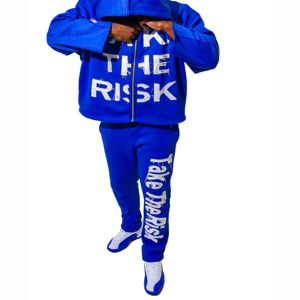 Custom Oversized Two Piece Distressed Emb Boxy Cropped Hoodie Men High Quality Baggy Tracksuit <b>Sweatpants</b> and Hoodie <b>Set</b> Men - Product Image 5