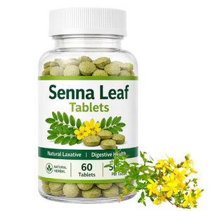 Comprimés de feuilles de séné 100 % biologiques et naturels, les plus vendus, qualité alimentaire, améliorent naturellement l'énergie et la digestion - Product Image 1