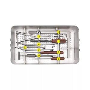 Sistema de tornillos pediculares espinales ortopédicos posteriores toracales, sistema de placa toracolumbar, instrumento para columna vertebral, manual de DENTAVEX - Product Image 2