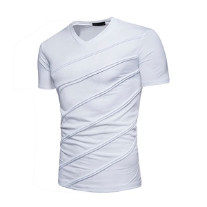T-shirt en polyester 100% uni avec logo personnalisé par sublimation T-shirts en coton unisexe à la mode-T-shirts graphiques doux et respirants pour hommes - Product Image 3